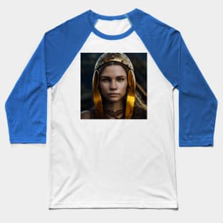 Viking Shield Maiden Baseball T-Shirt